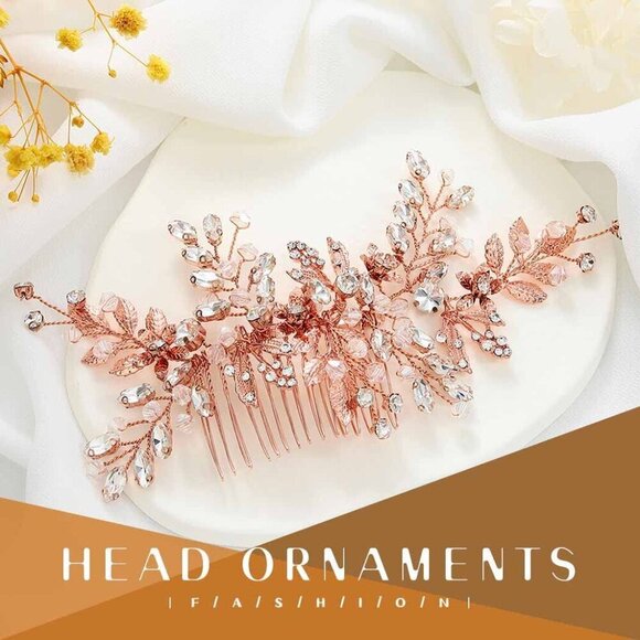 ?Women Silver Wedding Hair Clips Bridal Headpiece Prom Hair Accessories main image 5